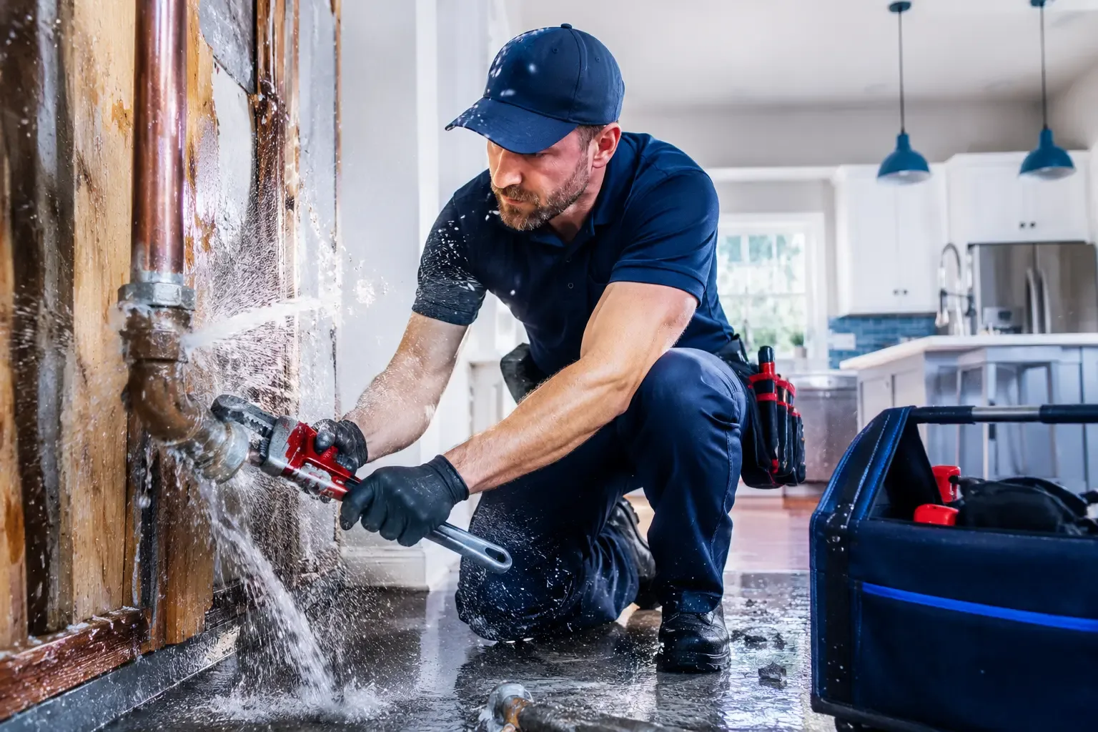 Local emergency pipe repair professionals in Holdenville, OK